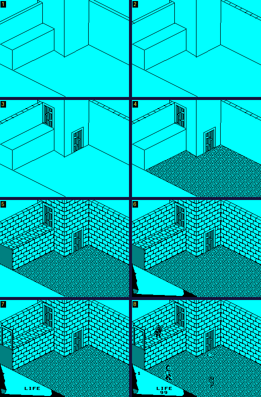 Room 29, stage by stage