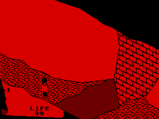 Room 10: a cave whose floor has a dark hole in it