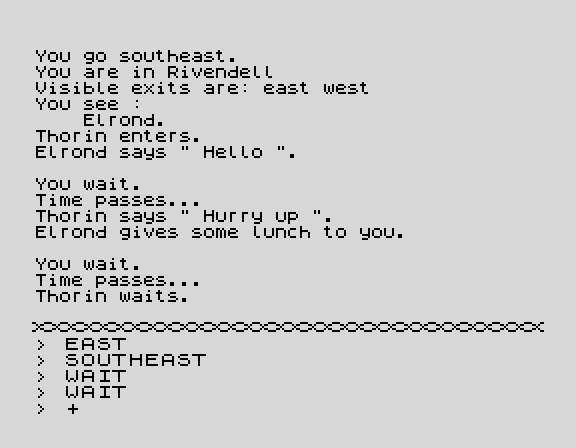 Day dawns while the player waits in Rivendell; back in the clearing