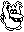 the horned monster with its arms up, facing +U