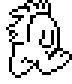 The sprite at $791B