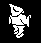 Walking, facing 2 (higher V)