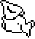 The sprite at $943B